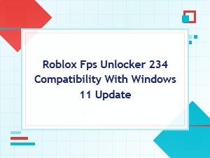 Windows 11 Compatibility for Roblox Fps Unlocker 234